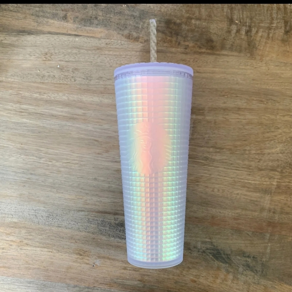 Starbucks unicorn soft touch Irridescent tumbler NEW